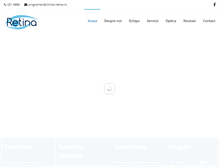 Tablet Screenshot of clinica-retina.ro